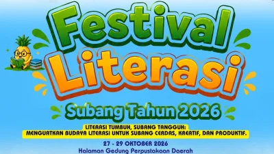 Disarpus Subang Gelar Festival Literasi Subang Tahun 2026, Ada Bedah Buku hingga Bazar