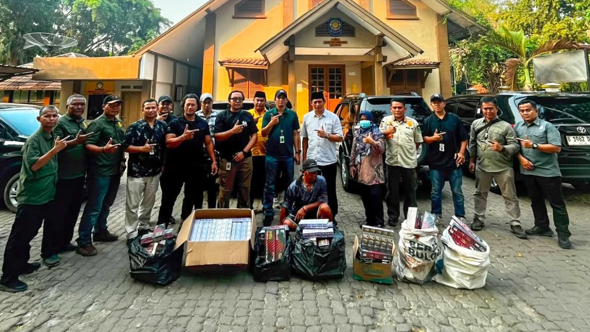 Satpol PP Subang Bersama KPPBC Purwakarta Sita 52.860 Batang Rokok Ilegal di Wilayah Perkotaan