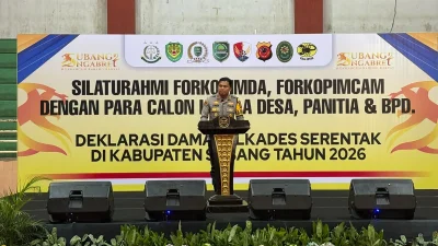 Deklarasi Damai Pilkades Subang, Kapolres: Beda Pilihan, Persaudaraan Harus Tetap Terjaga