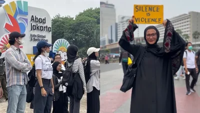 Sederet Publik Figur Ikut Aksi di Bundaran HI, Ada Reza Rahadian hingga Wanda Hamidah