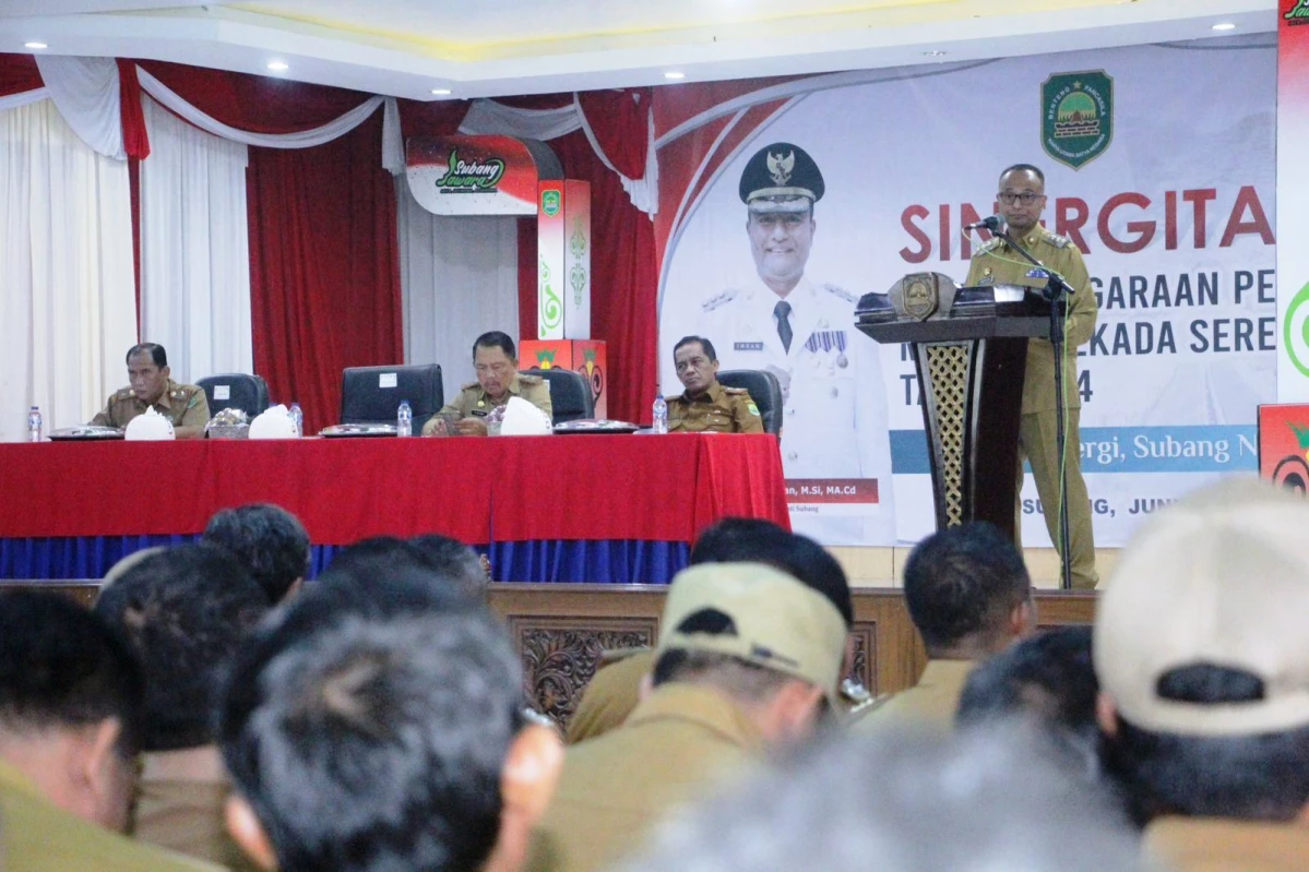 Perlu Dukungan dari Lurah dan Kepala Desa, Sinergi Penyelenggaraan Pemerintahan Menuju Pilkada di Subang