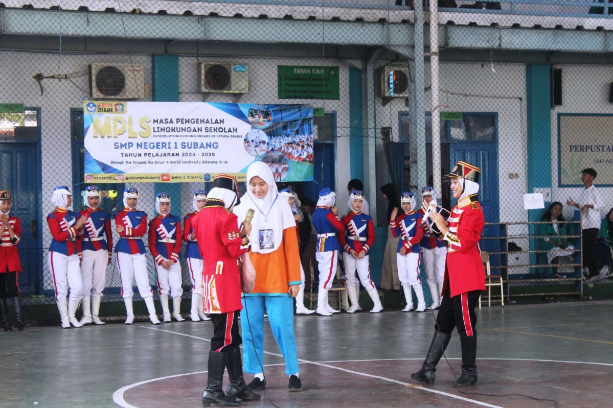 SMPN 1 Subang Gelar MPLS dengan Tagline Penuh Ceria