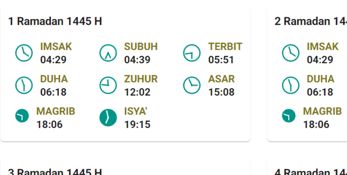 Lengkap! Jadwal Imsakiyah Daerah Subang Ramadhan 2024, Pdf Resmi