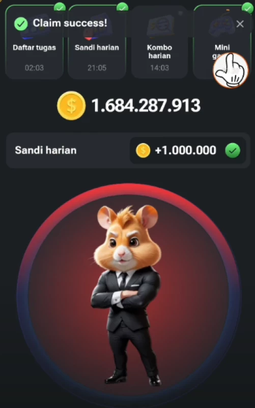 Cara Mendapatkan 1 Juta Koin di Hamster Combat, Sandi Harian 12 Agustus 2024