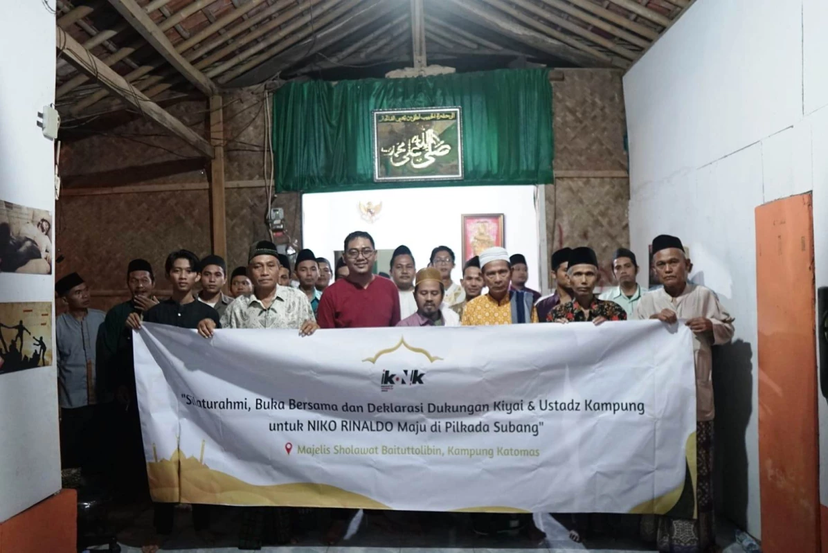 Dinilai Jujur dan Amanah, Tokoh Agama di Subang Dukung Niko Rinaldo Nyalon Bupati