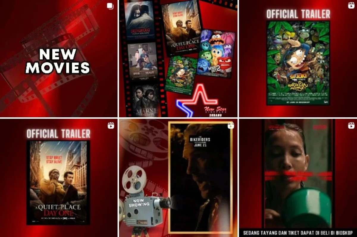 Jadwal Film di Bioskop NSC Subang Jumat, 28 Juni 2024: "A Quiet Place: Day One" Sudah Tayang
