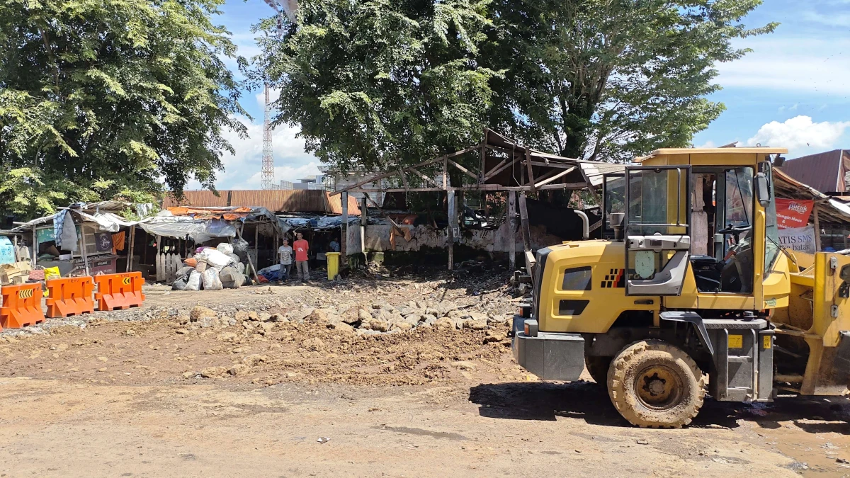 Pedagang Harap TPS Pujasera Subang Ditata Rapi