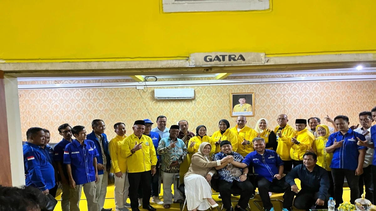 DPC Demokrat Subang dan DPD Golkar Perkuat Silaturahmi Politik Pasca Pilkada