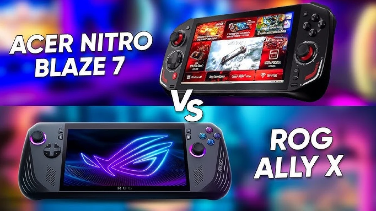 Acer Nitro Blaze 7 vs ASUS ROG Ally X: Mana yang Lebih Unggul?