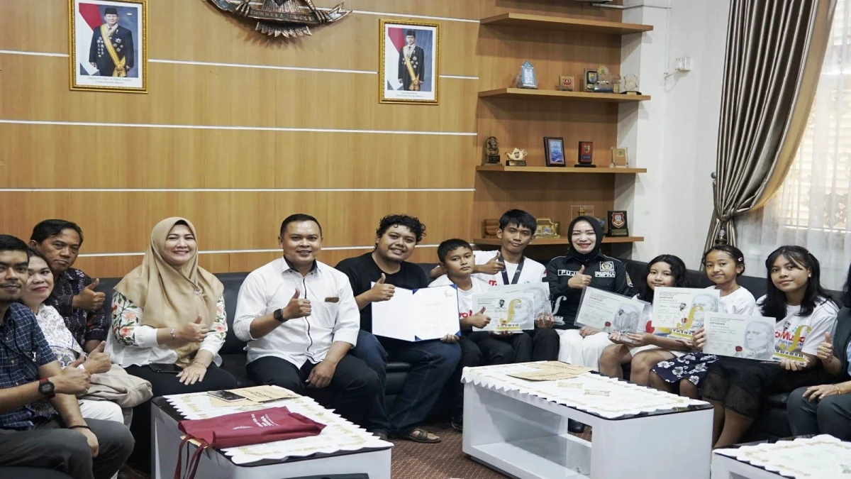 Ketua DPRD Purwakarta Terima Audiensi Musisi Muda Berprestasi Internasional
