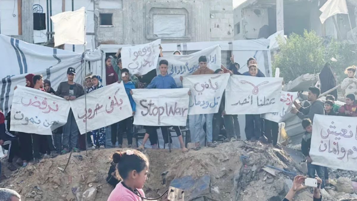 Ratusan Warga Palestina di Gaza Lakukan Aksi Protes terhadap Hamas