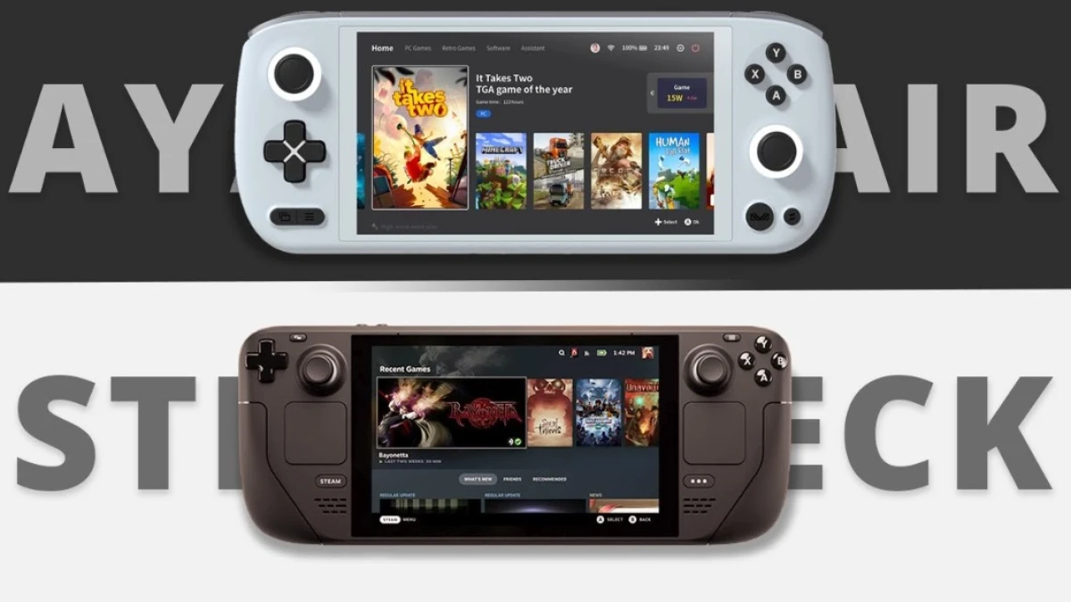 Aya Neo Air VS Steam Deck: Duel Handheld Gaming PC Terbaik