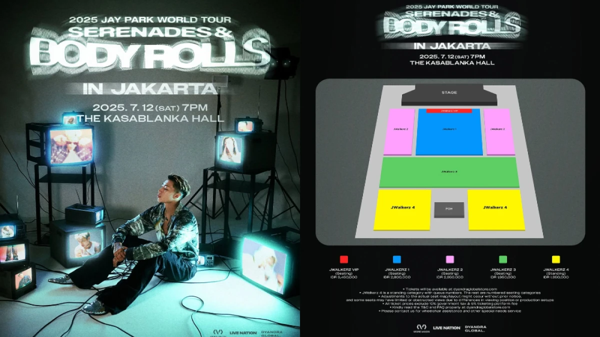 Harga Tiket Konser Jay Park Serenades & Body Rolls di Jakarta, Mulai Rp 1,3 Juta