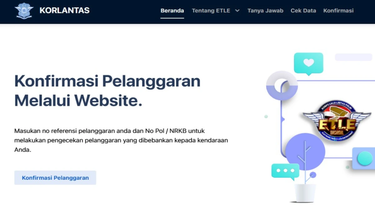 Cara Cek Tilang ETLE secara Online, Ini Linknya