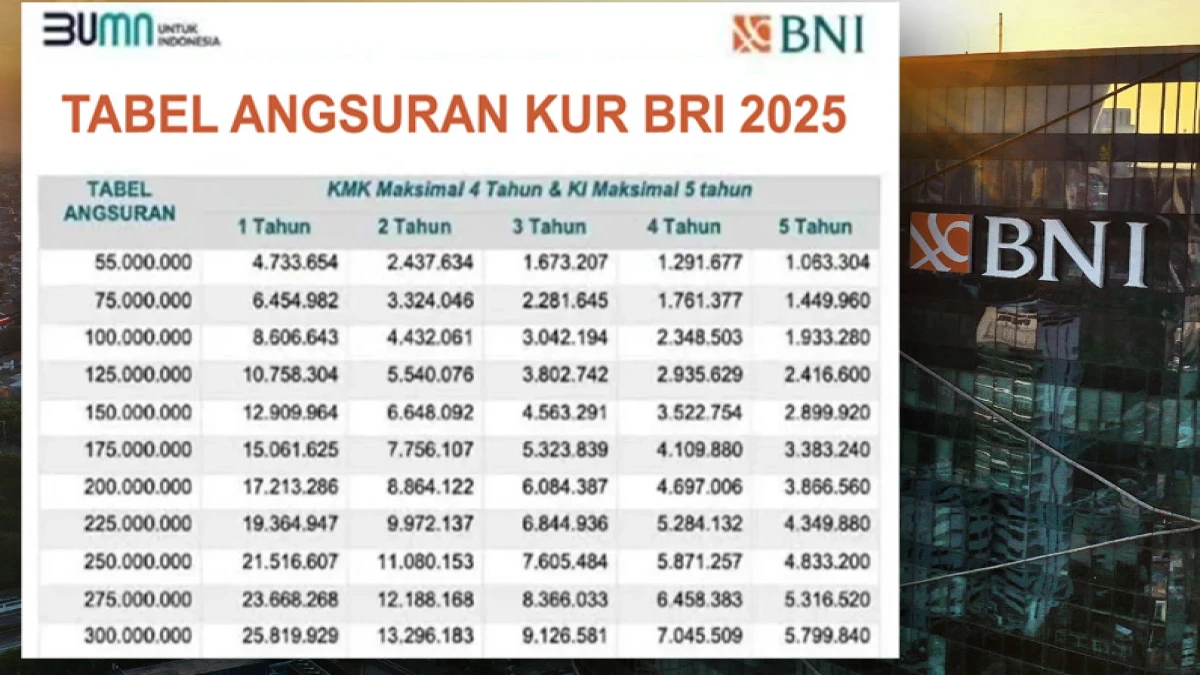 Penasaran? Ini Daftar Lengkap Pinjaman Non KUR Bank BNI 2025!