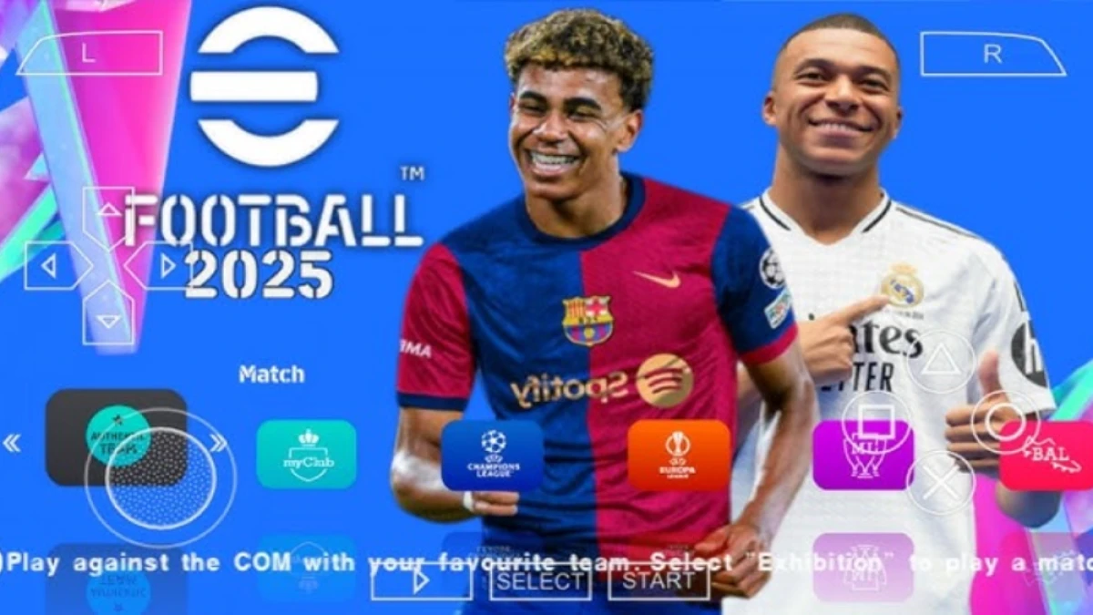 Ini Cara Download PES 2025 PPSSPP ISO eFootball Update, Fitur Terbaru Makin Lengkap