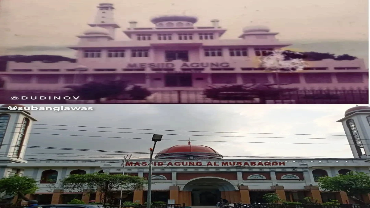 SUBANG DOELOE: Masjid Agung Subang Dulunya Bangunan Belanda