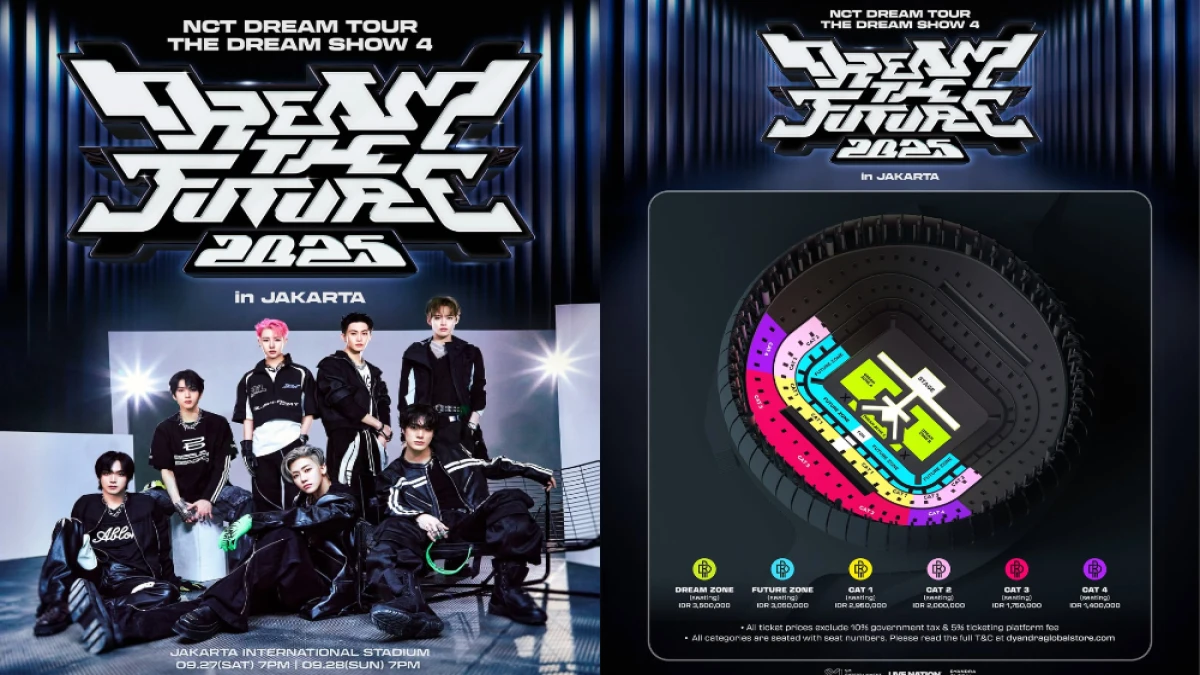 Harga Tiket Konser NCT Dream TDS 4 'Dream The Future' di Jakarta, Mulai Rp 1,4 Juta