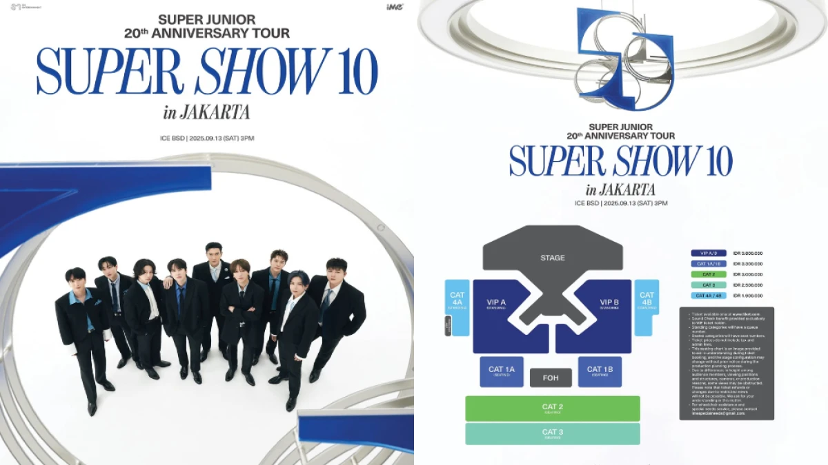 Harga Tiket Konser Super Junior Super Show 10 di Jakarta, Ada Benefit Soundcheck
