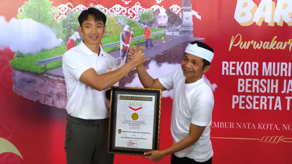 "Ngosrek Bareng" Cetak Rekor MURI, Diikuti 401.000 Orang Se-Purwakarta