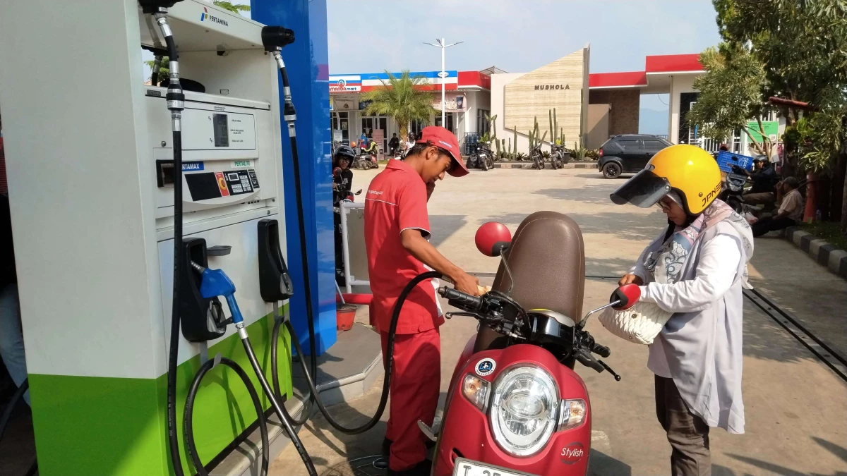 Libur Lebaran Berkah Bagi SPBU Ranggawulung, Berada di Jalur Menuju Wisata