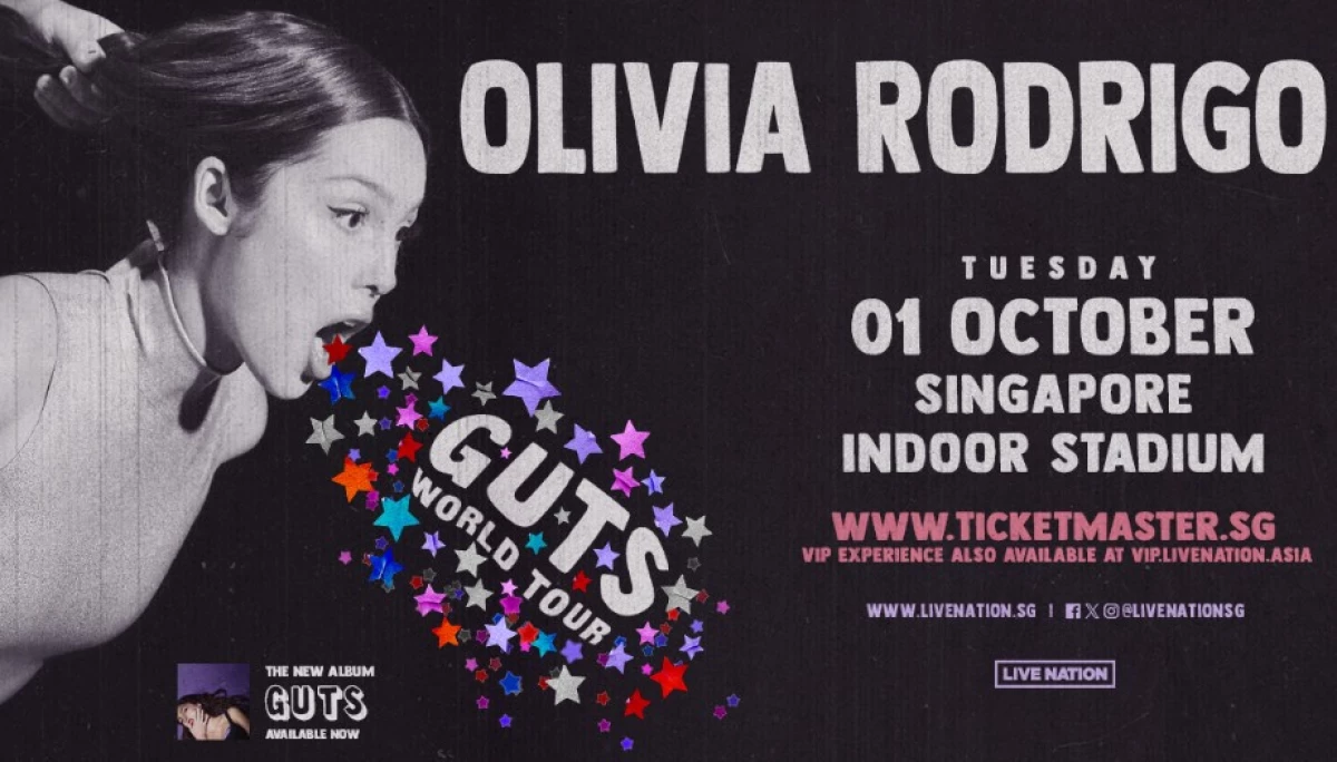 Berikut Link War General Sale Konser Olivia Rodrigo: GUTS World Tour 2024 Singapore
