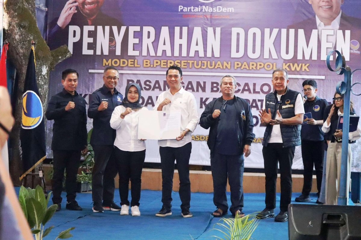 DPP NasDem Restui ARD-Lina Marlina Maju di Pilkada