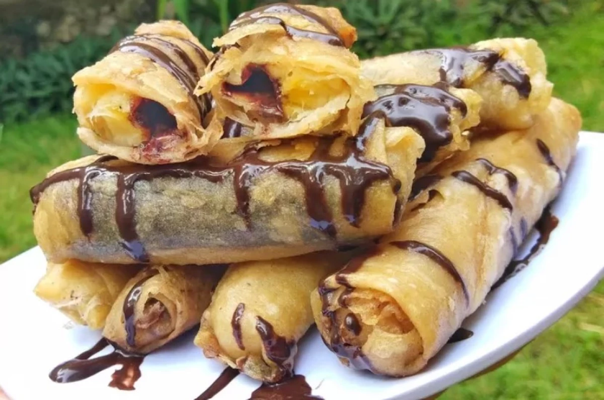 Resep Pisang Coklat Kulit Lumpia yang Renyah dan Manis!