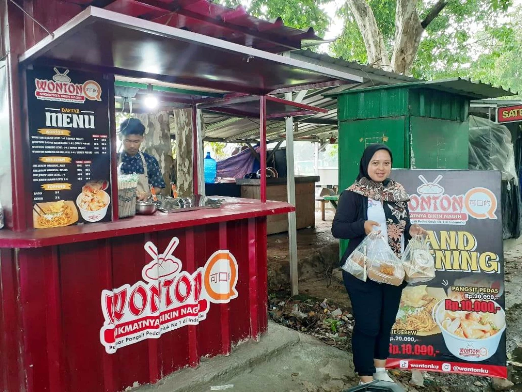 WontonQ 'Pangsit dan Mie Pedas' Kuliner Baru di Subang