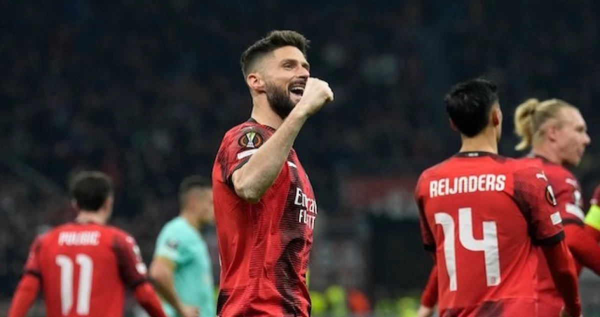 Hasil Liga Europa - AC Milan Melaju ke Perempat Final dengan Skor Menyakinkan.