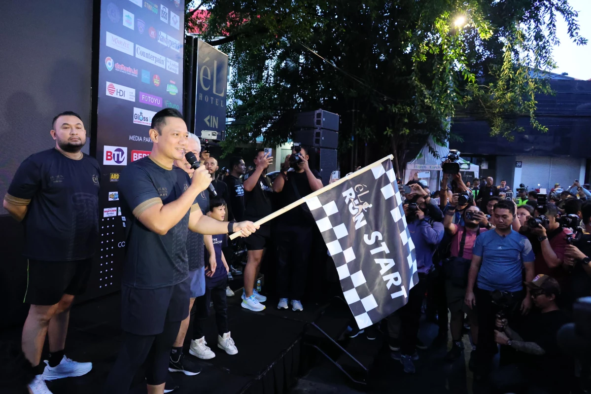 Menteri AHY Buka eL Run 2024, Apresiasi Rute yang Tunjukkan Keindahan Kota Bandung