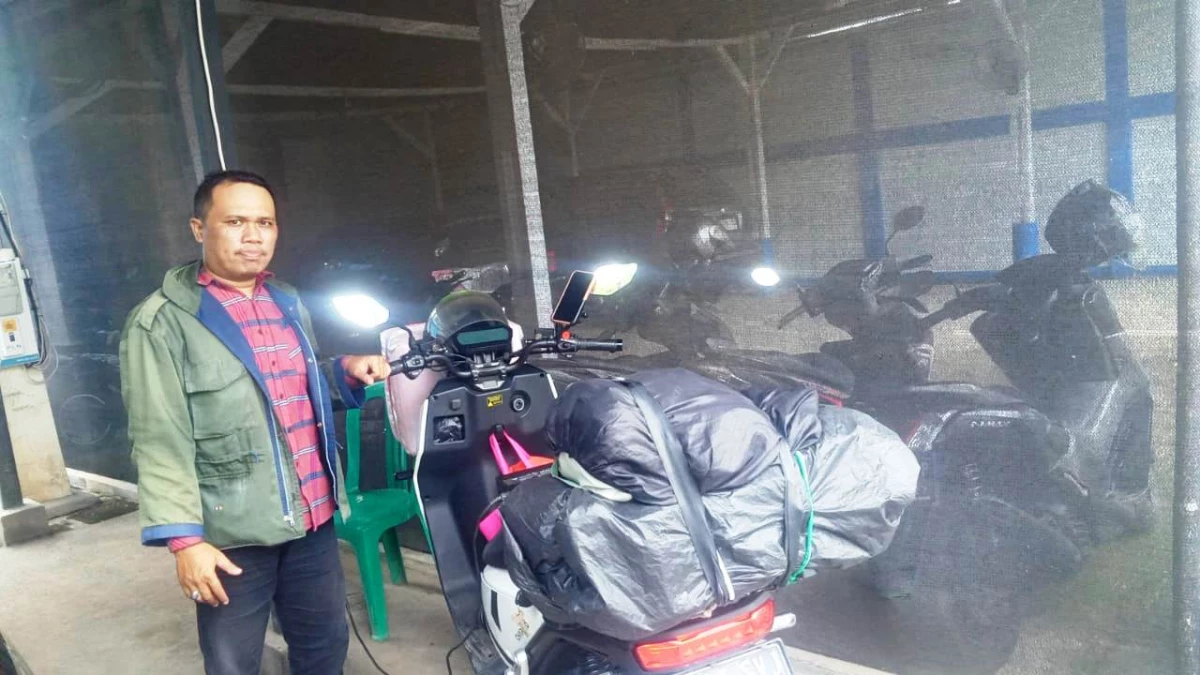 Pengalaman Pemudik Asal Jakarta Naik Motor Listrik Sejauh 400 KM