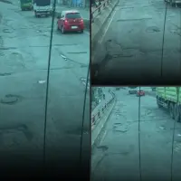 Flyover Pamanukan Subang Masih Rusak Parah! Pengendara Protes, Polisi Tambal Sementara dengan Kerikil!