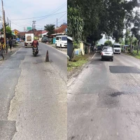 Jalan di Subang Tak Seindah Pemandangan Alamnya