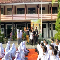 Satres Narkoba Polres Purwakarta Sosialisasi P4GN di Sekolah, Pelajar Diharap Jadi Garda Terdepan Perangi Narkoba