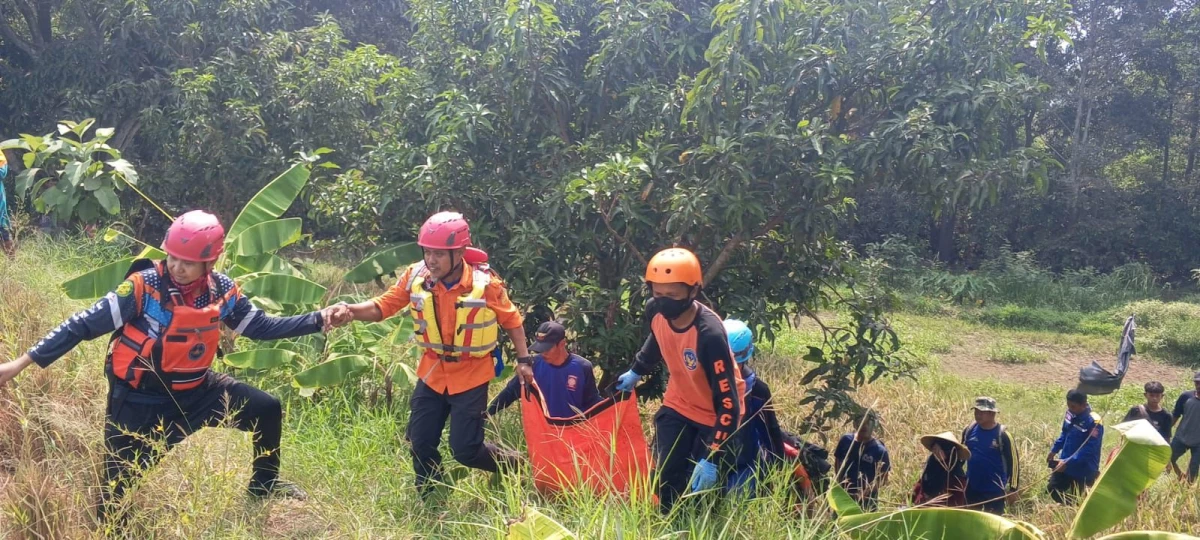 Arsaka Bocah Hanyut di Sungai Cigadung Subang Ditemukan Meninggal