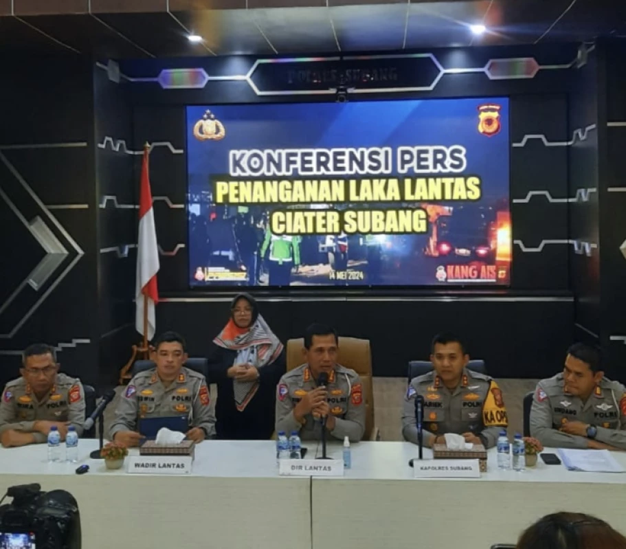 Polda Jabar: Kecelakaan di Ciater Subang Disebabkan Kegagalan Fungsi Rem