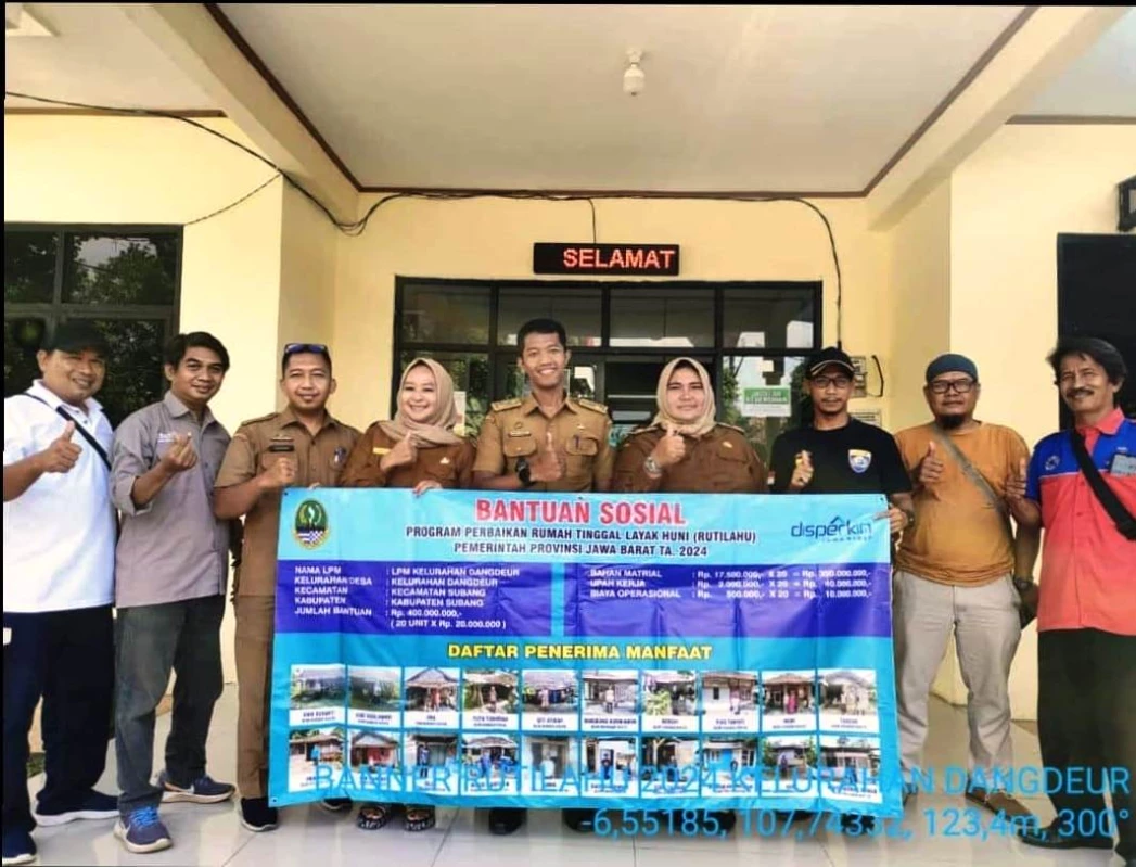 20 Warga Kelurahan Dangdeur Dapat Bantuan Rutilahu Provinsi