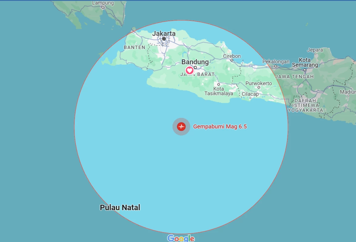 Gempa Berkekuatan 6.5 Mengguncang Garut