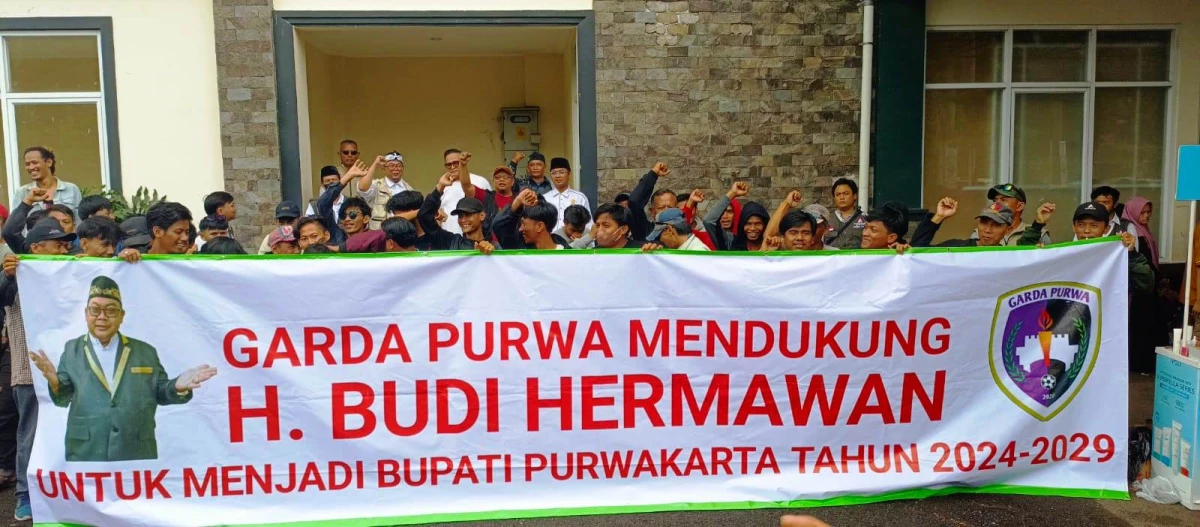 Garda Purwa Dukung Budi Hermawan  Maju pada Pilkada Purwakarta 2024