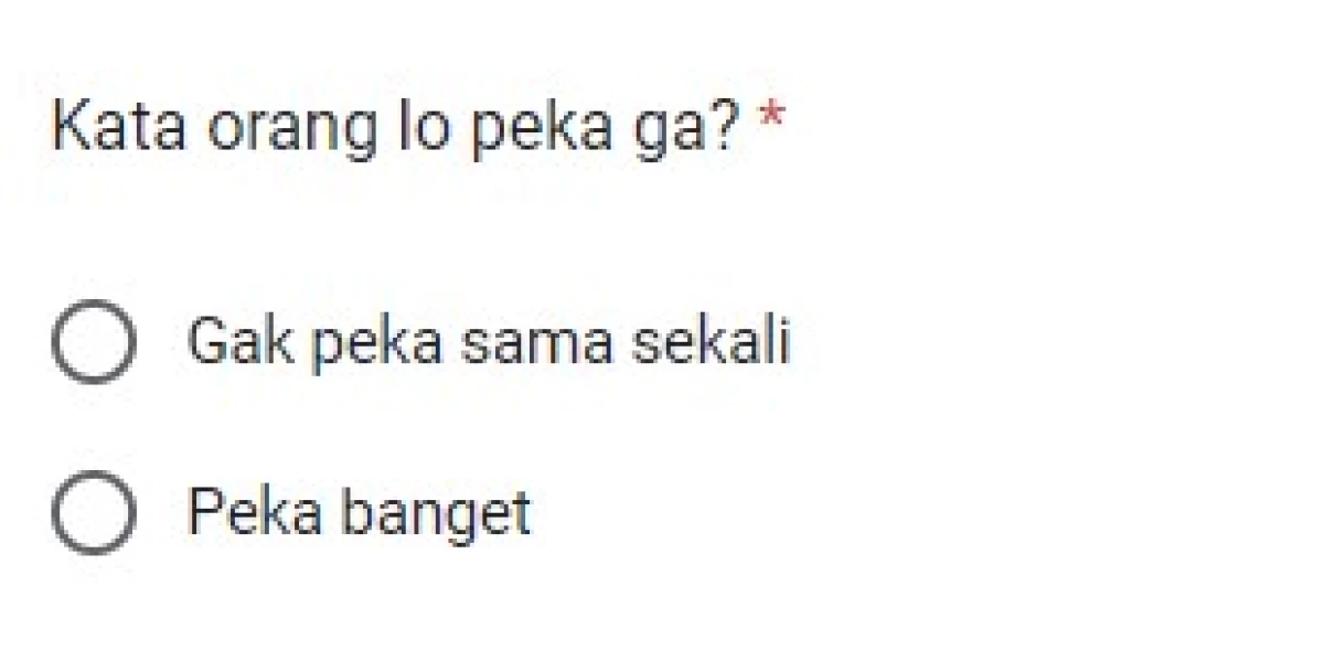 Viral di Tiktok! Tes Ujian Kepekaan Google Form Terbaru 2024