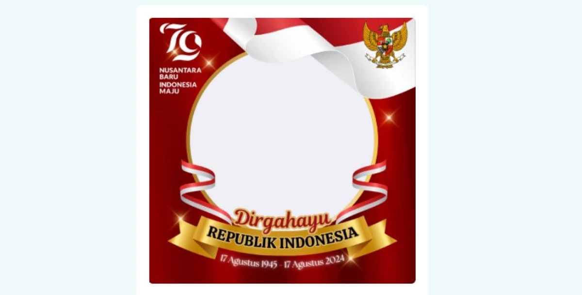 Daftar 17 Link Twibbon HUT ke-79 RI Gratis dan Siap Pakai!