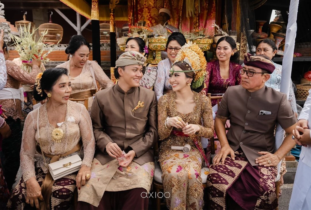 Jelang Pernikahan, Rizky Febian dan Mahalini Jalani Upacara Adat Dharma Suaka dan Mepamit di Bali