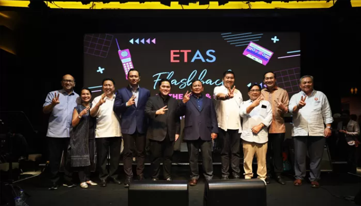 Prabowo Dapat Dukungan Relawan Erick Thohir Alumni Amerika Serikat