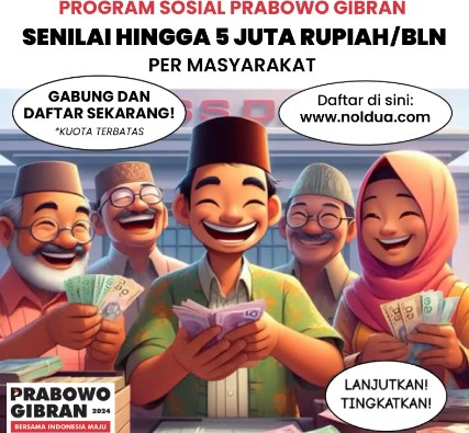 TKN Prabowo-Gibran Tegaskan Program Sosial Rp 5 Juta di Situs noldua.com Hoaks