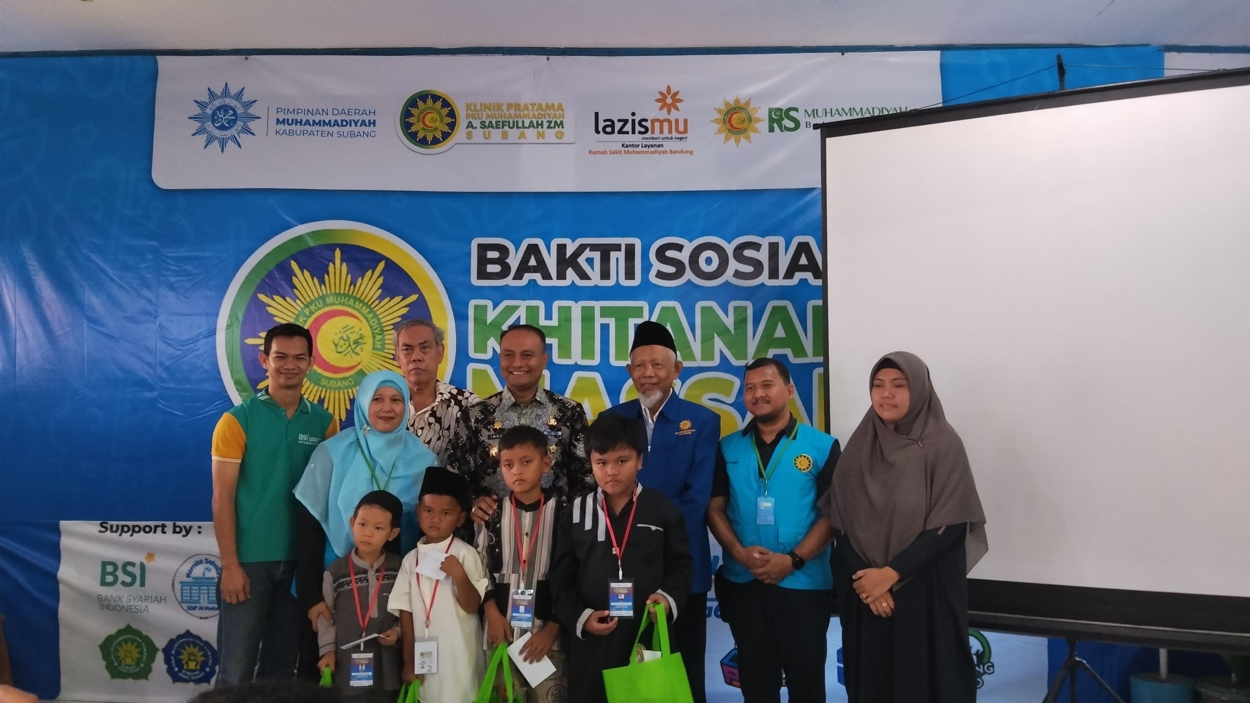 Klinik Pratama PKU Muhammadiyah A. Saefullah ZM sukses gelar Khitanan Massal Gratis bagi anak dhuafa, Sabtu (17/2). (Zaenal Abidin/Pasundan Ekspres)