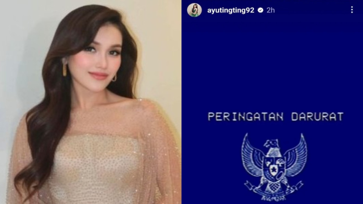 Ayu Ting Ting Ikut Unggah 'Peringatan Darurat', Netizen Bandingkan dengan Keluarga Andara