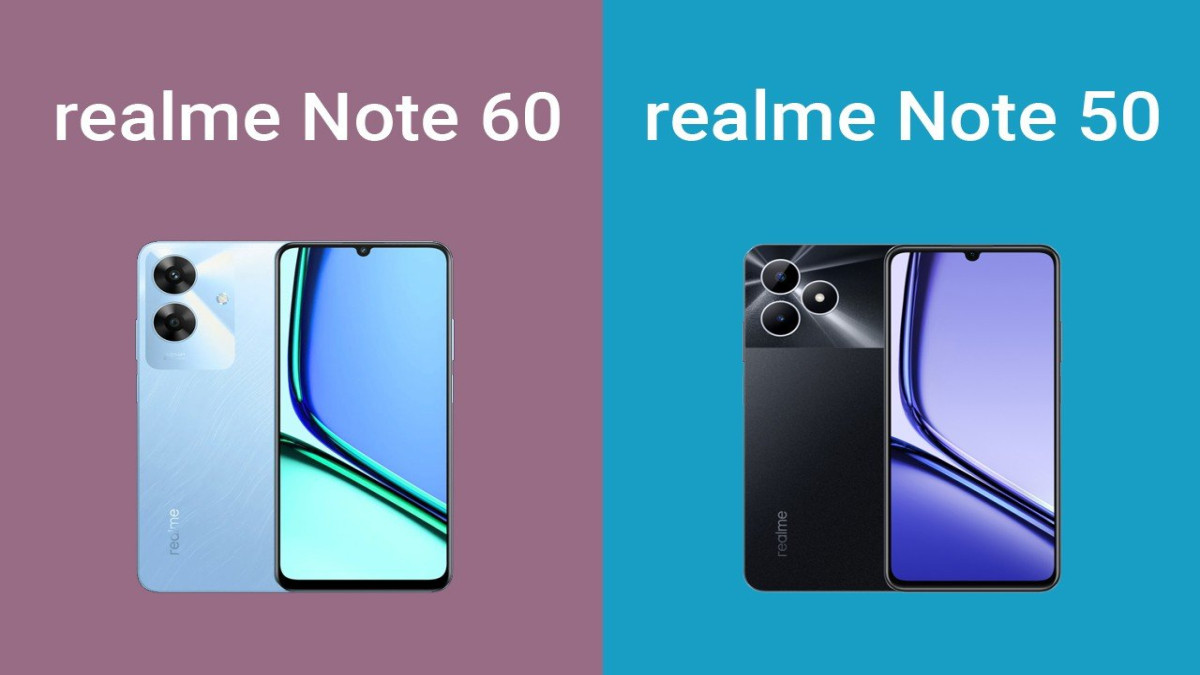 Realme Note 50 vs Realme Note 60 Intip Perbedaan Spesifikasi dan Harganya, Yuk!