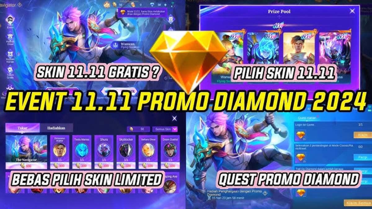 Siap-Siap di Event 11.11, Hadiah Skin Spesial Menanti!