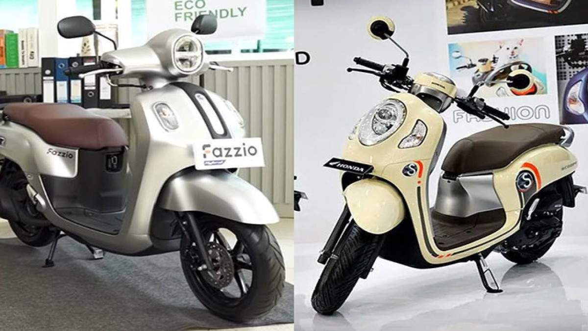 Perbandingan Harga dan Fitur Yamaha Fazzio vs Honda Scoopy 2024, Pilih yang Mana?